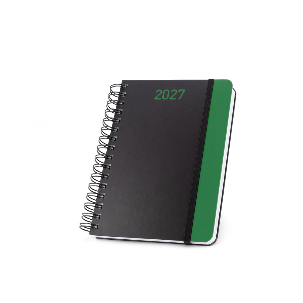 Agenda 2027 em papel 100% reciclado BRECHT A5