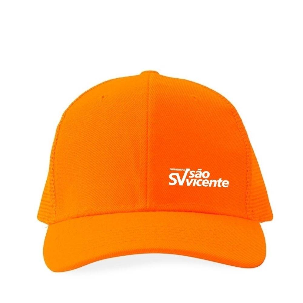 Boné Poliéster Aba Curva com Tela