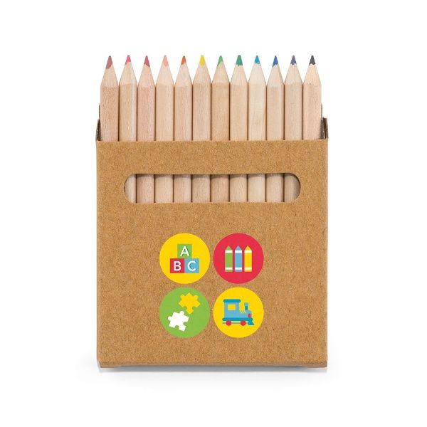 Caixa mini lápis de cor COLOURED