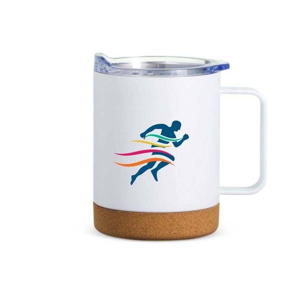 Caneca Térmica com Cortiça de 400 ml 