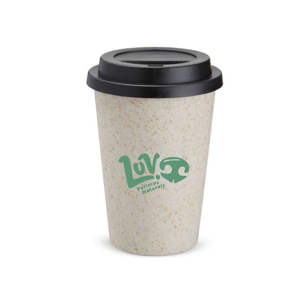 Copo Fibra de Arroz 450ml Personalizado