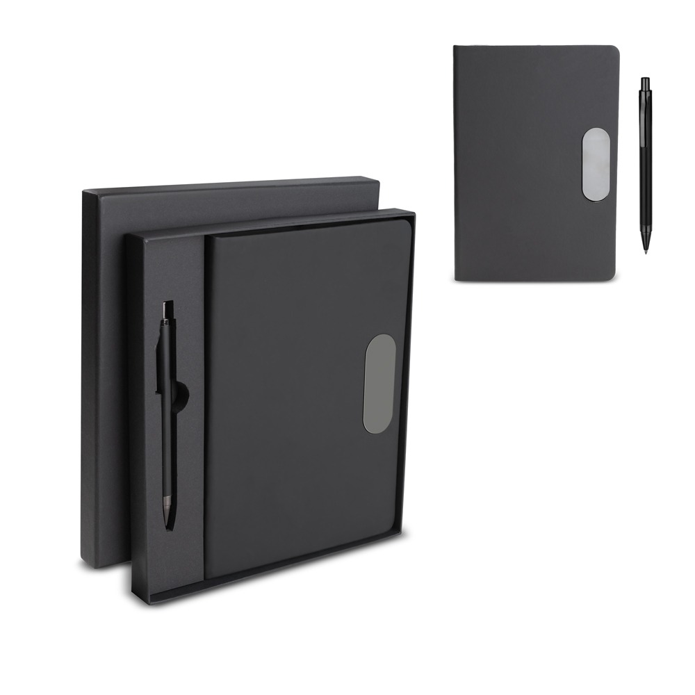 Kit Escritório Personalizado com Placa Inox