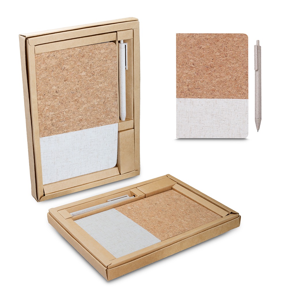 Kit Escritório Personalizado em Cortiça