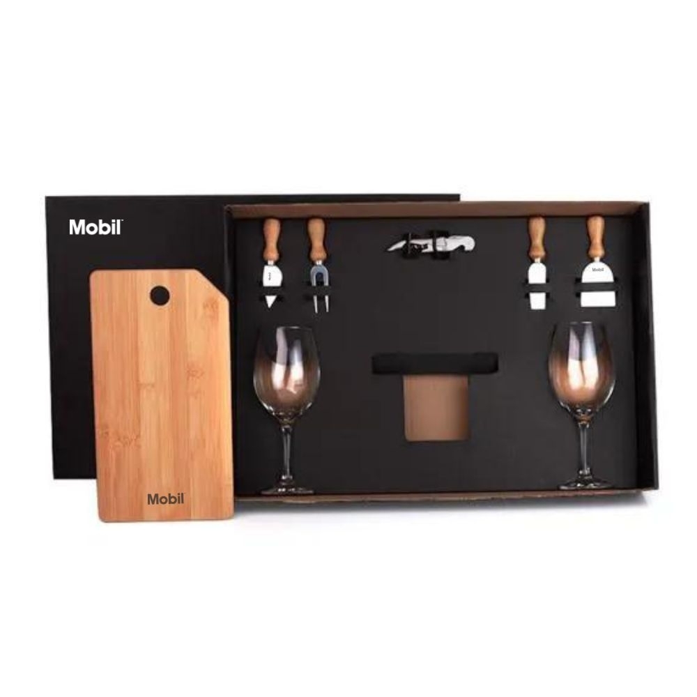 Kit Queijo E Vinho - 8 Pçs