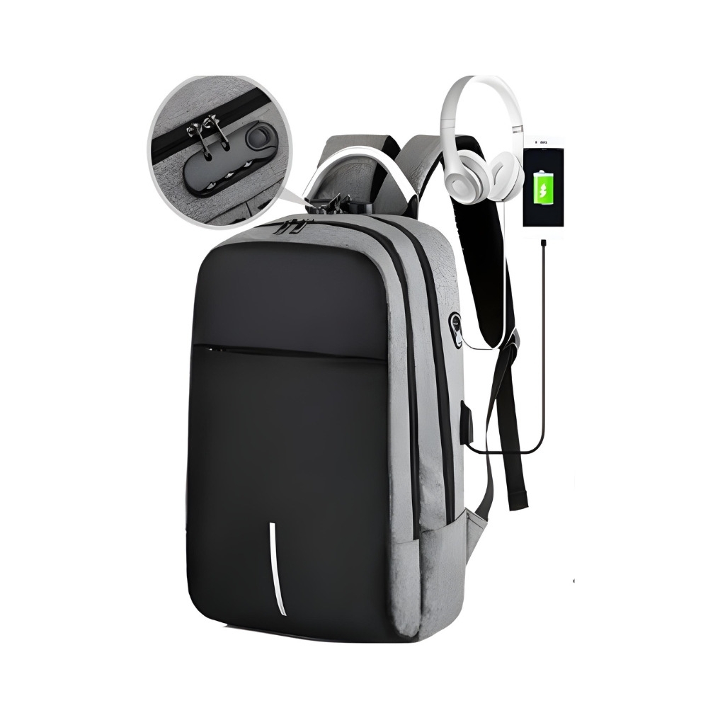 Mochila Personalizada com Cadeado e Cabo