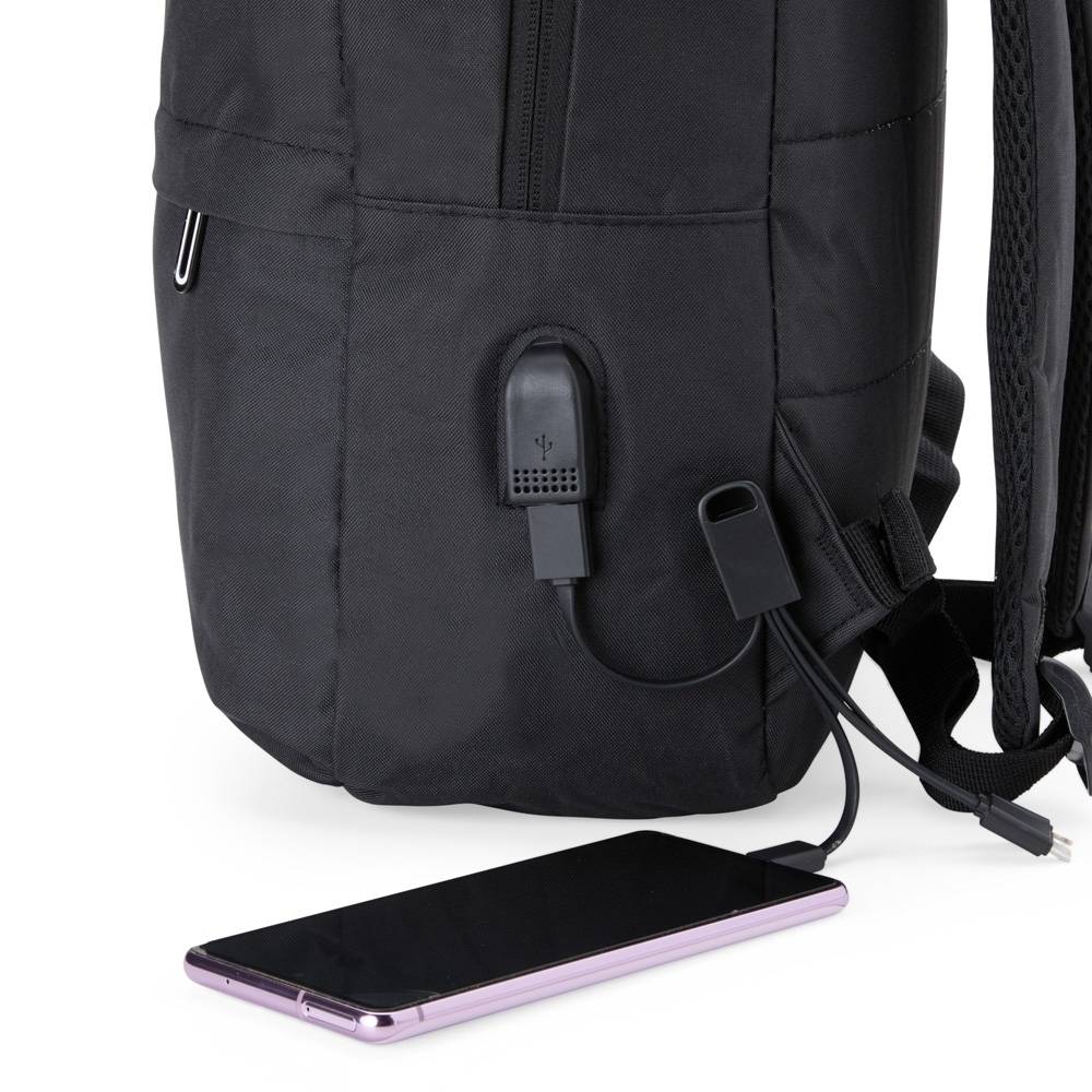 Mochila de Nylon USB 24L personalizada