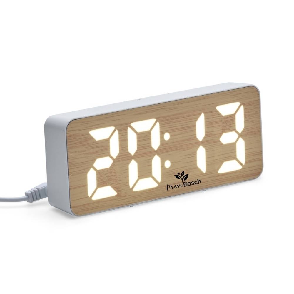 Relógio Despertador LED Personalizado