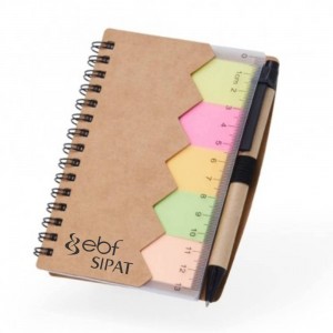 Bloco de Anotações Personalizado com Caneta e Autoadesivos-KX-05065