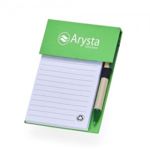 Bloco de Anotações Personalizado com Caneta e Autoadesivos-KX-05049