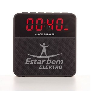 Caixa de Som Bluetooth com Relógio Digital-KX-02071