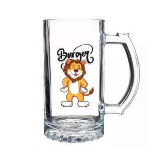 Caneca de Chopp de Vidro Cristal -KLG-7032C