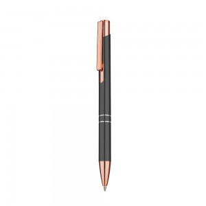 Caneta Metálica com Detalhe Brilhoso-KA-CM3890RO