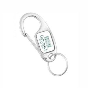 Chaveiro Personalizado Anzol com Mosquetão-KJR-5001ZN