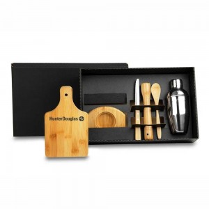 Kit Caipirinha Personalizado em Bambu 6 Peças-KSM-KE00423