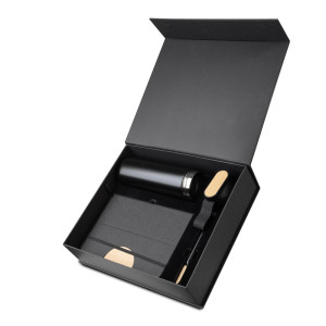 Kit Executivo Personalizado com Detalhes em Bambu-KA-CJ305