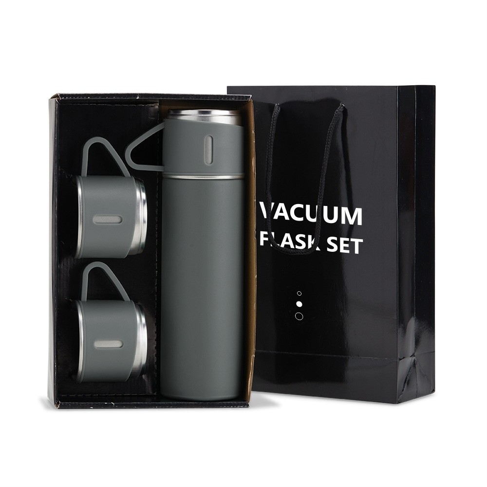 Kit Garrafa Térmica Personalizada com Canecas-KAT-04