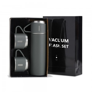 Kit Garrafa Térmica Personalizada com Canecas-KAT-04