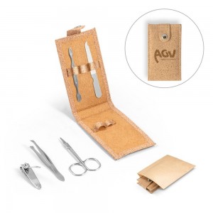 Kit Manicure Personalizado em Cortiça-KS-94897