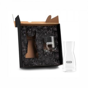 Moringa Personalizada de Vidro com Copo-KSM-VI01500