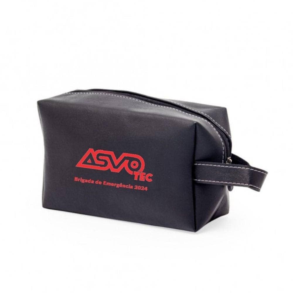 Nécessaire de Couro Sintético personalizada-KX-15120