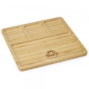 Petisqueira Personalizada com 4 Divisórias-KX-18669