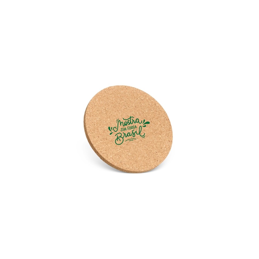 Porta-Copos Cortiça Personalizado para a Copa do Mundo-KX-08505LTD