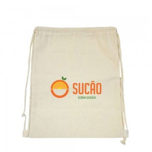 Sacochila Ecológica de Algodão Cru-KLG-3750