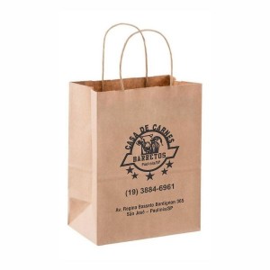 Sacola Kraft para Delivery Tamanho G-KNP-087