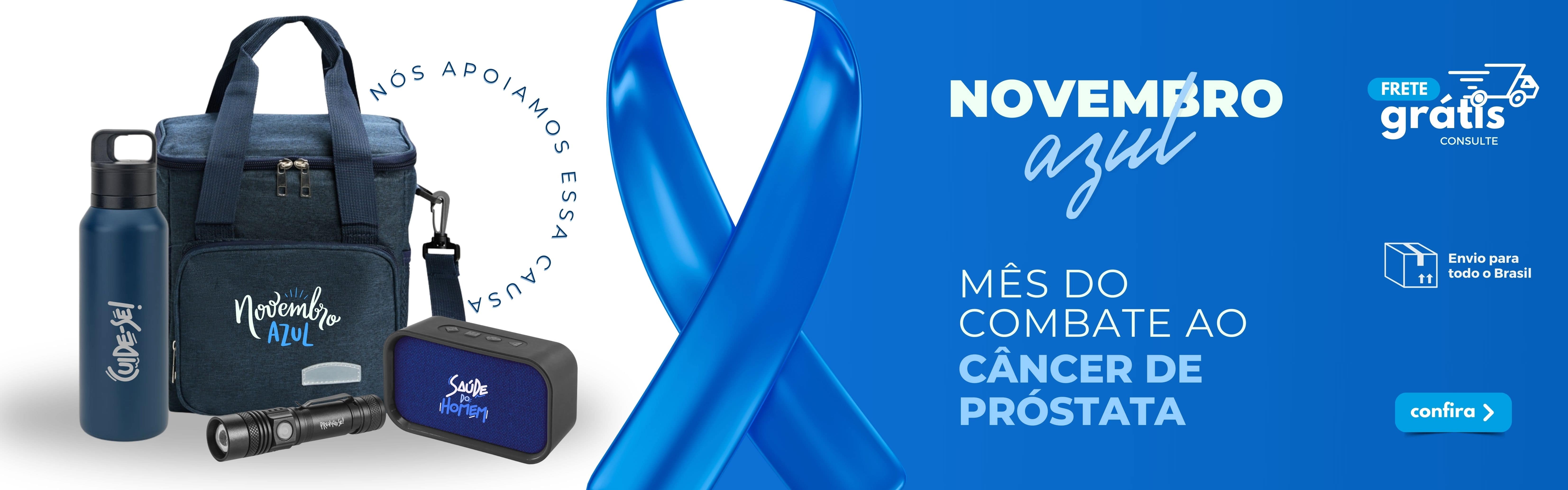 Brindes para Novembro Azul 2025