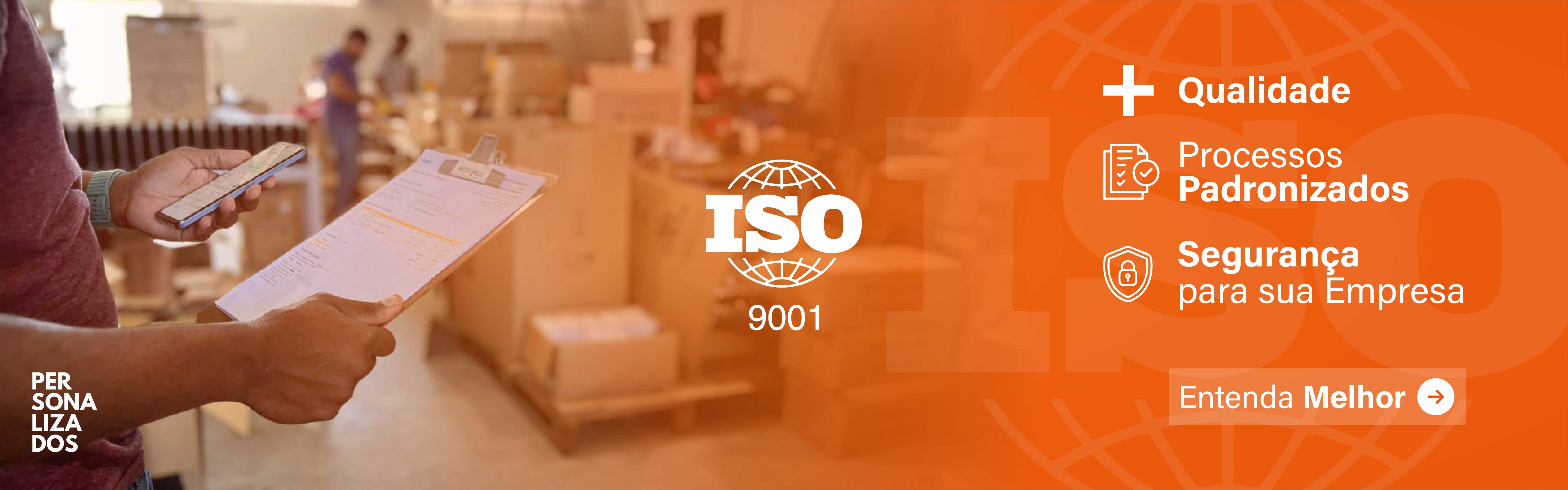 Empresa de brindes certificada ISO 9001